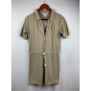 Steppingstones Beige Short Sleeve Romper S